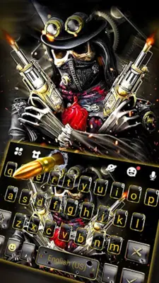 Skull Gun Theme android App screenshot 3